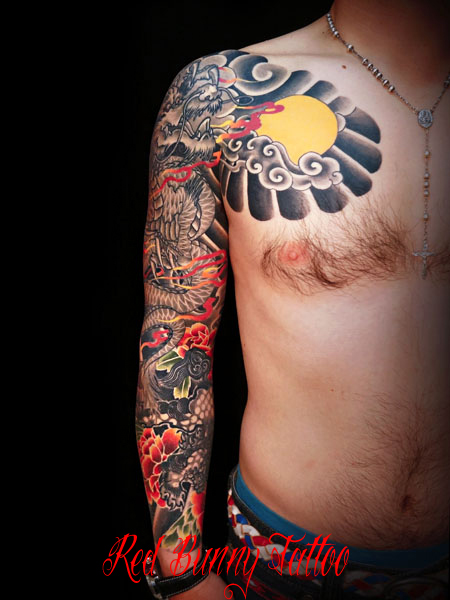 刺青　龍　デザイン